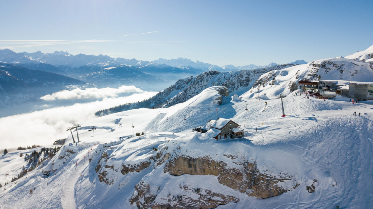 Lyžiarske stredisko Crans - Montana