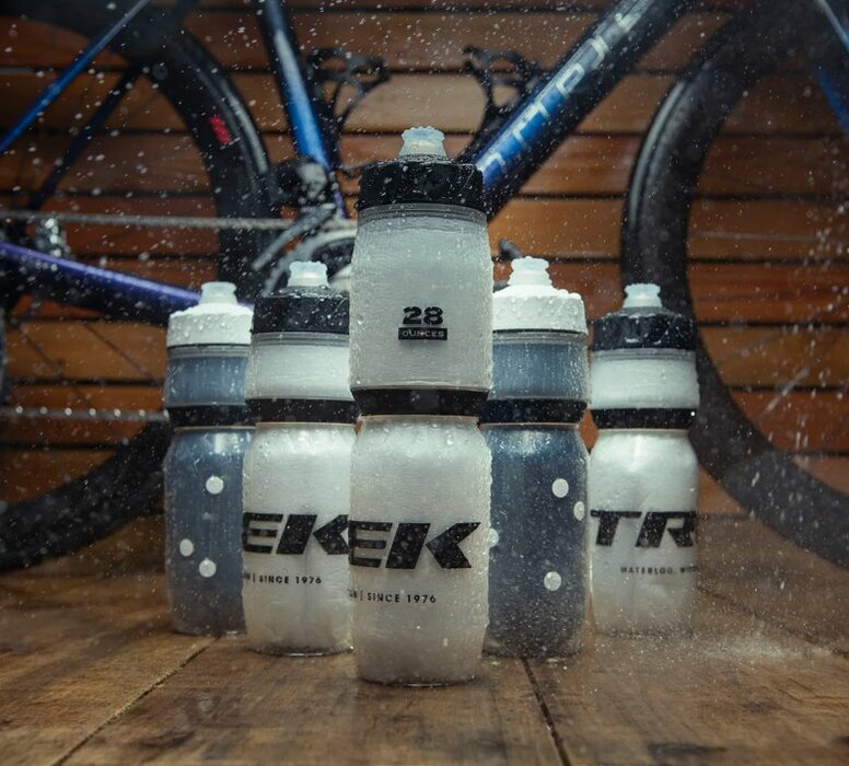 Fľaša Trek Ice Polka Dot 591ml Blue Dark/White