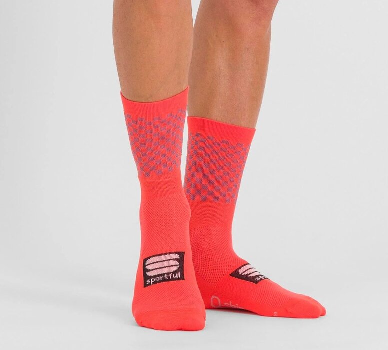 Dámske ponožky Sportful Wool 16 Sock Modrosivá/Biela