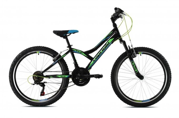 Bicykel Capriolo Diavolo 400 FS Black/Green
