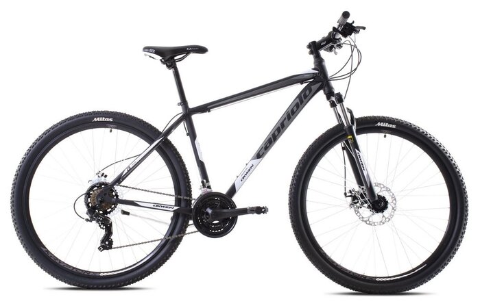 Bicykel Capriolo Oxygen Čierna/Sivá/Biela 2023