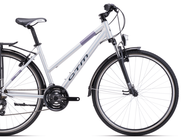 Bicykel CTM Maxima 1.0 Trek Oceľová / Svetlá Fialová 2024