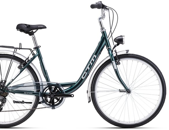 Bicykel CTM Olivia 2.0 Tmavozelená Perleť / Strieborná 2025