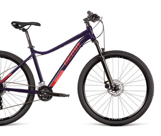 Bicykel Dema Tigra 7 Dark Violet/Red 2022