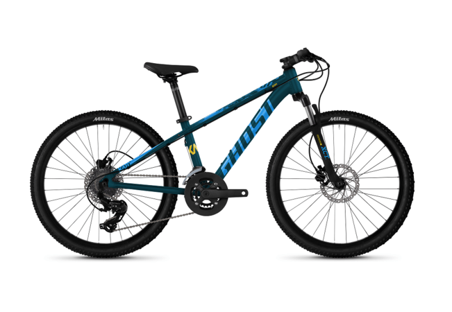 Bicykel Ghost Kato 24" Essential Petrol/Blue/Yellow 2021