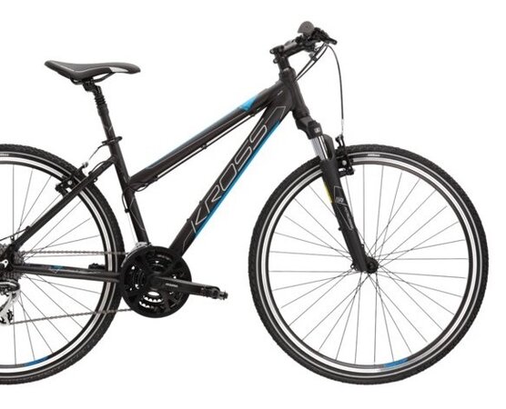 Bicykel Kross Evado 3.0 Black/Blue Matte 2022