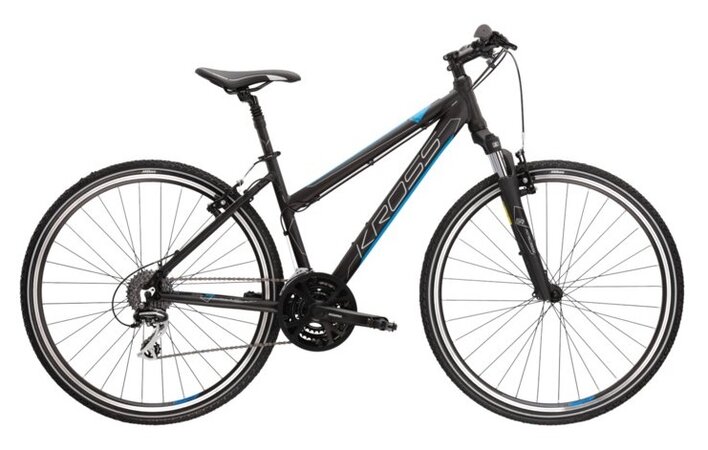 Bicykel Kross Evado 3.0 Black/Blue Matte 2022