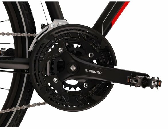 Bicykel Kross Evado 5.0 Black/Red Matte 2022