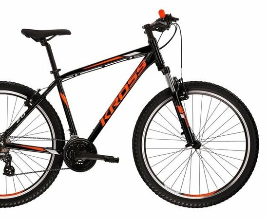 Testovaný Bicykel Kross Hexagon 2.0 Black/Orange/Grey Glossy 2022