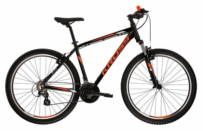 Testovaný Bicykel Kross Hexagon 2.0 Black/Orange/Grey Glossy 2022