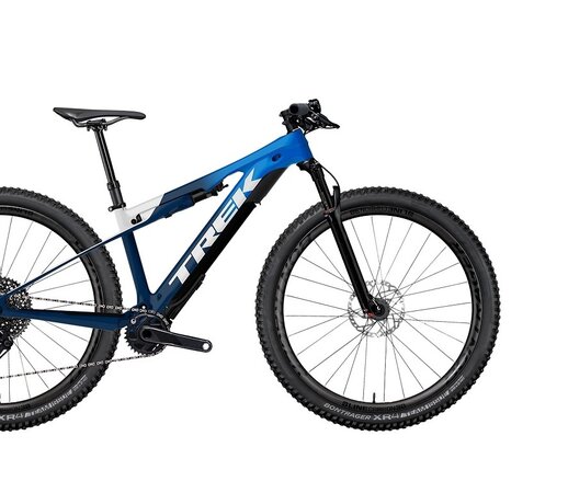 Elektrobicykel Trek E-Caliber 9.8 GX Gloss Alpine Navy Smoke/White 2021