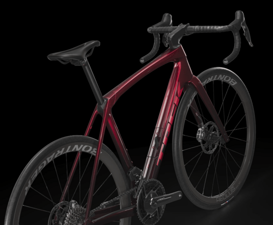 Bicykel Trek Domane SLR 9 AXS Gen 4 Metallic Red Smoke to Red Carbon Smoke 2025