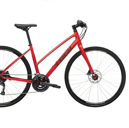 Bicykel Trek FX 2 Disc Stagger Satin Viper Red 2023