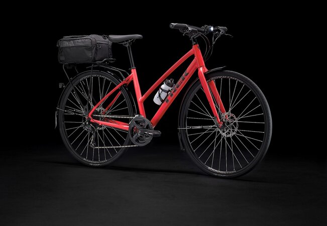 Bicykel Trek FX 2 Disc Stagger Satin Viper Red 2023