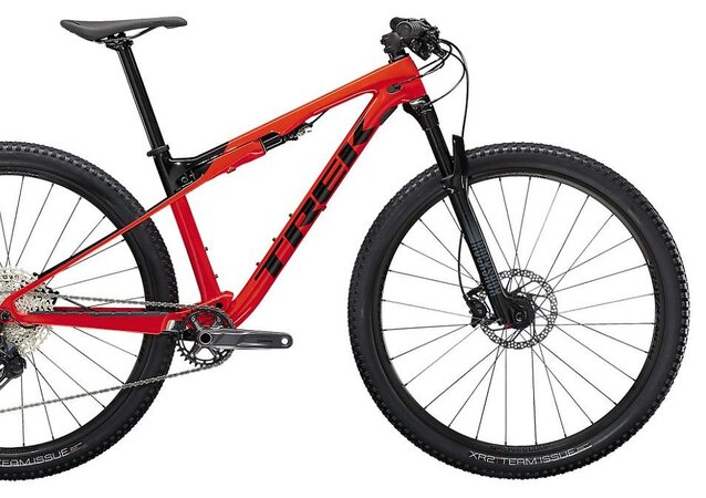 Bicykel Trek Supercaliber 9.6 Radioactive Red /Trek Black 2023