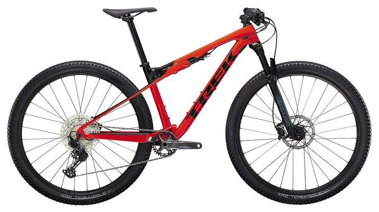 Bicykel Trek Supercaliber 9.6 Radioactive Red /Trek Black 2023