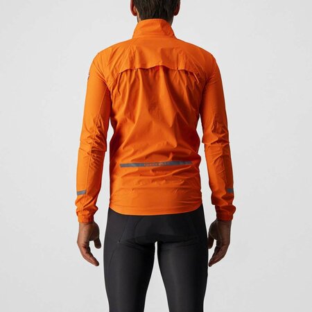 Pánska bunda Castelli Emergency 2 Rain Jacket Brilliant Orange