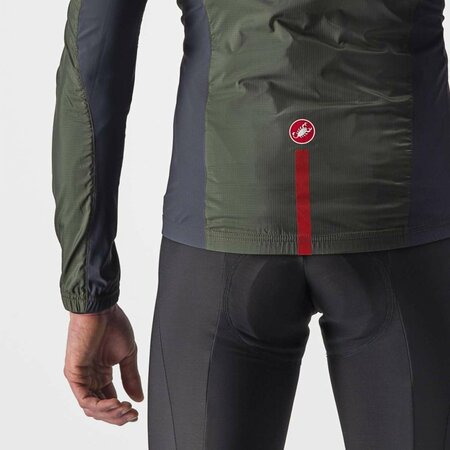 Pánska Bunda Castelli Squadra Stretch Military Green/Dark gray