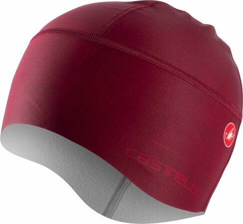 Cyklistická čiapka Castelli Pro Thermal W Skully Bordeaux