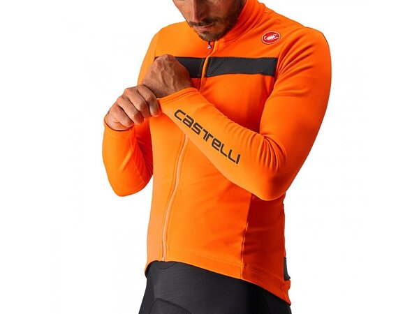 Pánsky Dres Castelli Puro 3 LS Orange