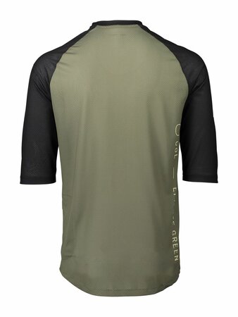 Tričko POC MTB Pure 3/4 Jersey Epidote Green/Uranium Black