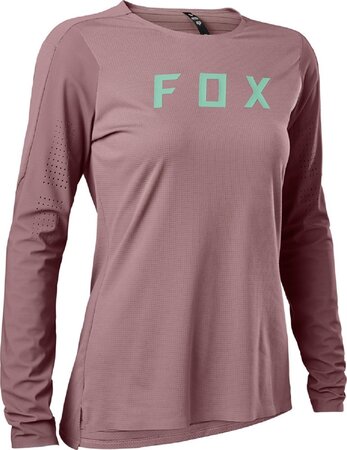 Cyklistický dres Fox Racing W Flexair Pro Ls Jersey Plum Perfect