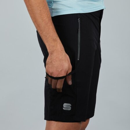 Pánske kraťasy Sportful Supergiara Overshort Black