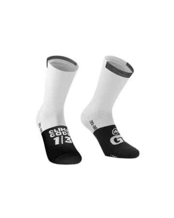 Cyklistické ponožky Assos GT Socks C2 Holy White