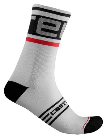 Ponožky Castelli Prologo 15 Sock Black/White
