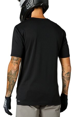Pánske tričko Fox Racing Flexair Delta SS Jersey Grey/Black