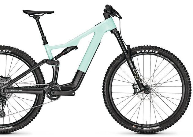 Elektrobicykel Focus JAM² SL 8.7 Poolgreen glossy/Carbon Raw Glossy 2025