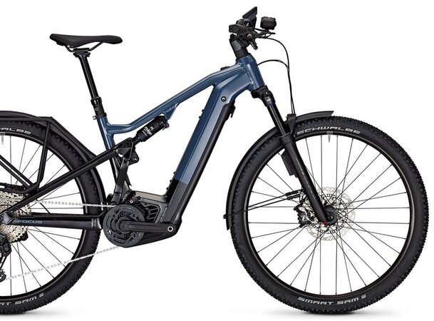 Elektrobicykel Focus Thron² 6.9 EQP ABS Stoneblue Glossy/Magicblack Glossy 2025