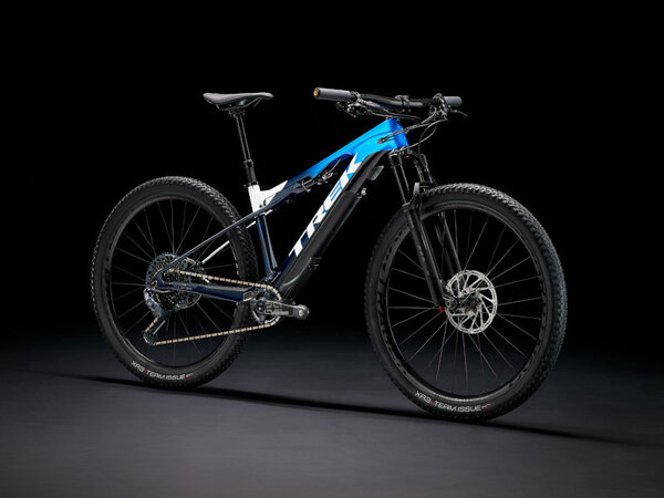 Elektrobicykel Trek E-Caliber 9.8 GX Gloss Alpine Navy Smoke/White 2021