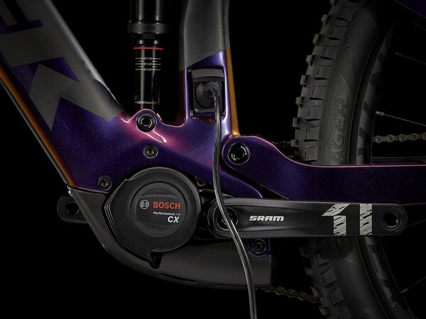 Elektrobicykel Trek Rail 9.7 NX Gloss Purple Phaze/Matte Raw Carbon 2021