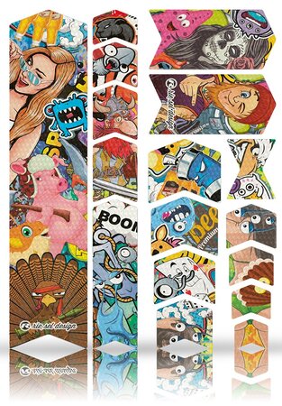 Fólia na rám Rie:sel Design Tape 3000 Stickerbomb