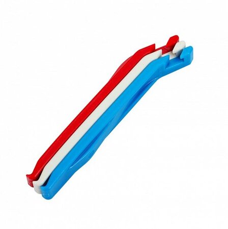 Monterpáky BBB BTL 81 EasyLift Biela/Modrá/Červená