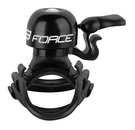 Zvonček Force Chick mosaz/plast 19,2-31,8 mm Čierna