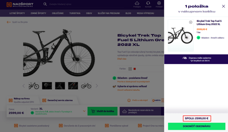 Využi kupón CYKLO250 na Príslušenstvo a Komponenty pri kúpe bajku nad 2500 €