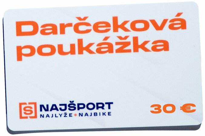 Predajňa darčekový poukaz na 30 €