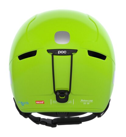 Lyžiarska prilba POCito Obex Spin Fluorescent Yellow/Green 20/21