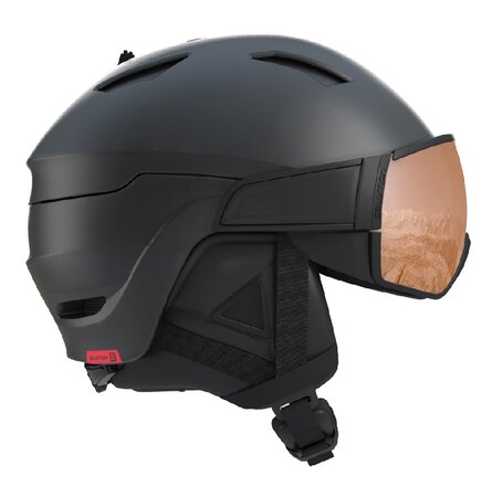 Lyžiarska prilba Salomon Driver S Bk/Red/Uni. T.Orange 20/21