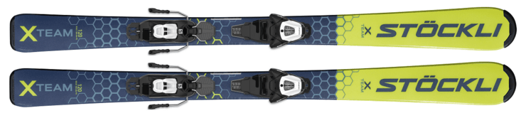 Lyže Stöckli X-Team + C5 J75 Blue/Yellow 21/22