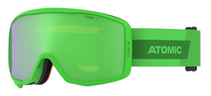 Lyžiarske okuliare Atomic Count Jr Cylindrical Lime