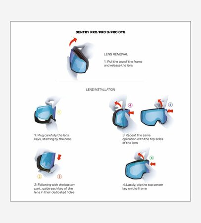 Lyžiarske okuliare Salomon Sentry Pro Sigma White/Uni Pr