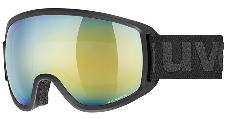 Lyžiarske okuliare Uvex Topic FM Sphere Black Mat Orange S2