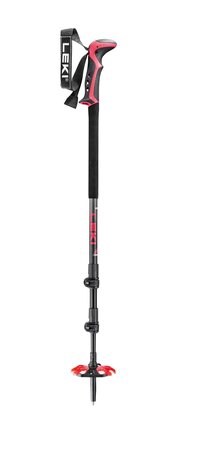 Lyžiarske palice Leki Haute Route 3 Dark Anthracite/Dark Red/Black