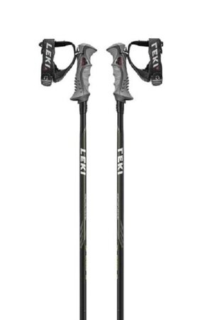 Lyžiarske palice Leki Speed S Airfoil, black/ green/ grey 19/20