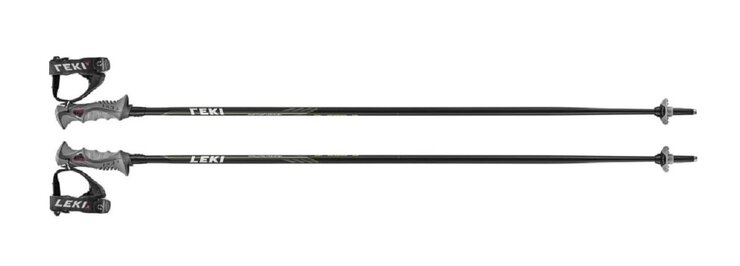 Lyžiarske palice Leki Speed S Airfoil, black/ green/ grey 19/20