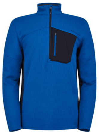 Mikina Spyder Bandit Flat Half Zip OLG Blue/Black 20/21
