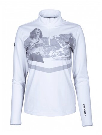 Dámske funkčné tričko Stöckli Retro/White